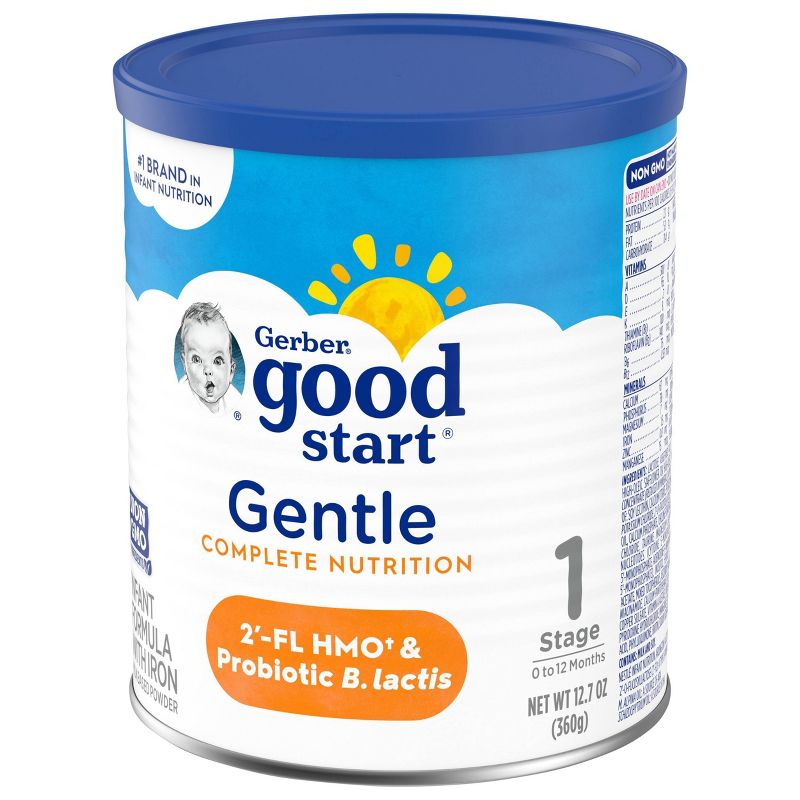 Gerber Good Start Gentle Non-GMO Powder Infant Formula - 12.7oz, 3 of 9