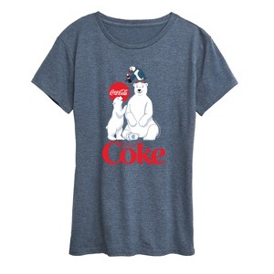 Women's - Coca-Cola - Polar Bears And Puffin Short Sleeve Graphic T-Shirt - 1 of 4