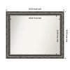 Amanti Art Filigree Non-Beveled Framed Bathroom Vanity Wall Mirror - 3 of 4