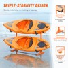 VEVOR Freestanding Kayak Storage Rack, Kayak Stand for 4 Kayak Canoe Paddleboard with Padded Arms and Adjustable Width, 220LBS Max Load - 4 of 4