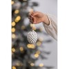 Dexmalle Set of 6 Glass Decorative Hanging Ball Christmas Tree Ornaments - 3 of 4