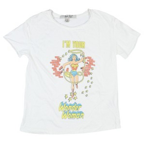 Seven Times Six Wonder Woman Girls I'm Your Wonder Woman T-Shirt White - 1 of 4