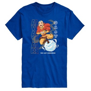 Men's - Avatar: The Last Airbender - Aang Air Bending Short Sleeve Graphic T-Shirt - 1 of 4