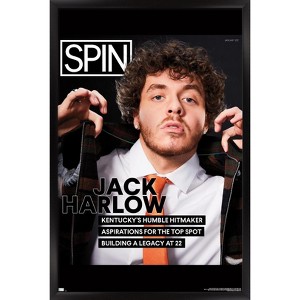 Trends International SPIN Magazine - Jack Harlow 21 Framed Wall Poster Prints - 1 of 4