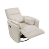 PAGED Corduroy Accent Chair Modern Swivel Lounge Chair Comfortable Reading Chair with 2 Matching Lumbar Pillows for Office - 4 of 4