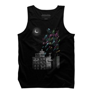 Men's Design By Humans Your Free Jelly Fish Return To Space By moisescudero Tank Top - 1 of 2