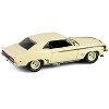 1969 Chevrolet Camaro SS 396 Butternut Yellow with Black Stripes "Barrett-Jackson" Series 1/64 Diecast Model Car by Greenlight - 4 of 4