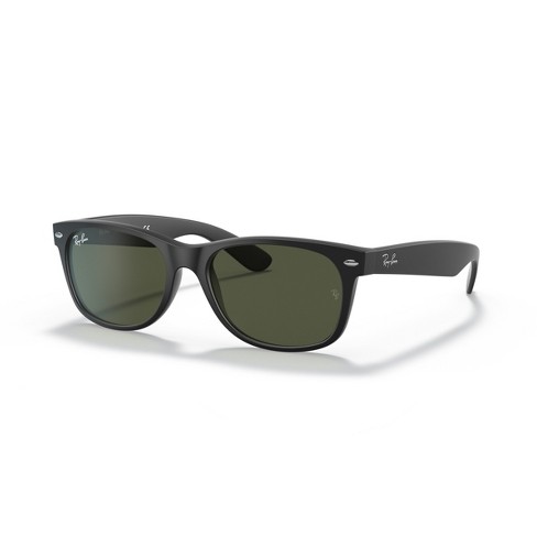 Ray-ban Rb2132 55mm New Wayfarer Adult Square Sunglasses Green Lens ...