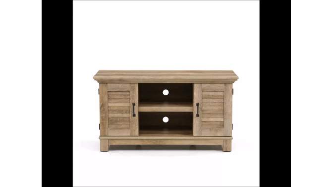 Garden Villa TV Stand for TVs up to 47&#34; Orchard Oak- Sauder, 2 of 7, play video