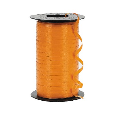 Orange Curling Ribbon