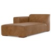 WyndenHall Biggs Left Chaise Module Caramel Brown - 3 of 4