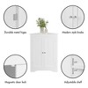 Dexmalle Floor Corner Cabinet with 2 Doors and Adjustable Shelves - 4 of 4