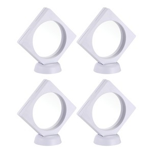 Unique Bargains ABS frames Flexible TPU film 3D Jewelry Box with Base 4 Pcs - 1 of 4