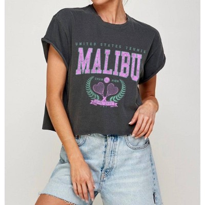Women's Malibu Tennis Tee - Illustrated Society