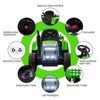 12V Kids Battery Powered Electric Tractor with Trailer, Toddler Ride On Car, RC, 7-LED Headlights/ 2+1 Gear Shif, for Kids - 4 of 4