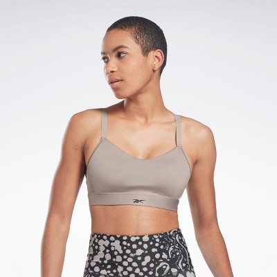 Reebok Lux Strappy Sports Bra L Black : Target