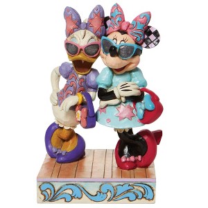 Jim Shore 5.5 Inch Fashionable Friends Daisy & Minnie Mouse Figurines - 1 of 3
