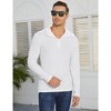 Men's Quarter Zip Up Pullover Casual Stretch Lightweight Mock Neck Polo Sweaters Knitwear - 2 of 4