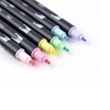 6pk Dual Brush Pen Art Markers Pastel Palette - Tombow: Calligraphy & Brush Pens Set, Multicolored, Double Tip - 3 of 4