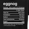 Women's - Instant Message - Eggnog Nutrition Christmas Short Sleeve Graphic T-Shirt - 2 of 4