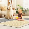 Living Room Rug, Soft Washable Rug Arch Rug, Non Slip Low Pile Floor Carpet Indoor for High Traffic Area in Nursery Bedroom Kitchen - 4 of 4