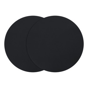 Unique Bargains Silicone Microwave Dishwasher Safe Heat Resistant Oven Mat 2 Pcs - 1 of 4
