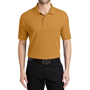 Mafoose Men's Short Sleeve Soft Silk Touch Classic Polo Shirt for Everyday Comfort - 1 of 4