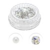 Unique Bargains Women's Elegant Rhinestone Nail Supplies Multicolored 1 Set - 3 of 4
