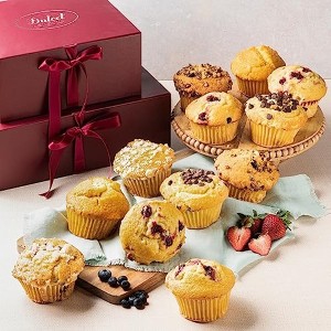 Dulcet Gift Baskets Two Tower Muffin Assortment Gift - 1 of 4