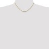 Black Bow Jewelry 2mm 10k Yellow Gold Diamond Cut Solid Rope Chain Necklace - 2 of 4