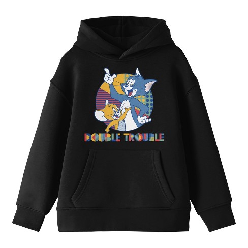 XLARGExTOM AND JERRY HOODED SWEATSHIRT-