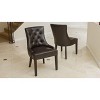 Dining Chairs Set of 2, Upholstered Accent Chairs for Kitchen and Dining Room-Christopher Knight Home - 3 of 4