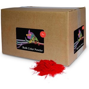 Chameleon Colors - Bulk Color Powder - Red Holi Colored Chalk - 25 Pounds - 1 of 1