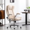 NicBex Adjustable Height Swivel Executive Office Chairs with High Back and Padded Flip-up Armrests - 2 of 4
