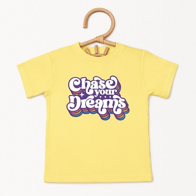 The Juniper Shop Chase Your Dreams Retro Toddler Short Sleeve Tee