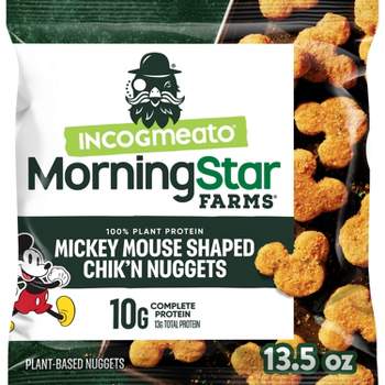 MorningStar Farms Frozen Plant Based Mickey Mouse Shaped Chik'n Nuggets - 13.5oz
