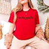S.W.Smiley Tis The Season Sparkle - Women's Short Sleeve Graphic T-Shirt - 3 of 4