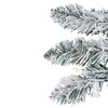 Northlight Pre-Lit Pencil Flocked Alpine Artificial Christmas Tree - 4' - Clear Lights - 4 of 4
