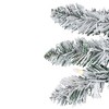 Northlight Pre-Lit Pencil Flocked Alpine Artificial Christmas Tree - 4' - Clear Lights - image 4 of 4