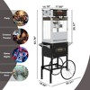 JVNOXK 22-ounce Commercial Popcorn Machine with Stainless Steel Pot, Warm Light, and Accessories—Perfect for Home Parties and Movie Nights—Black - 3 of 4