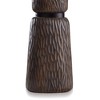 Casual Table Lamp Dark Brown - StyleCraft: Polyresin Body, Beige Shade, 3-Way Switch, UL Listed - 3 of 3