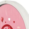 Creative Products Valentine Things Monogram Round White Framed Print - 3 of 4