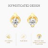 GILDED 1/5, 1/4, 1/3, 3/8, 1/2, 3/4, 1 Carat Total Weight Lab-Grown Diamond Stud Earrings in 10KT White or Yellow Gold - 2 of 4