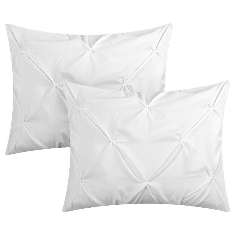 Whitley Pinch Pleated & Ruffled 8 Piece Duvet Cover Set - Chic Home Design&#153;, 4 of 9