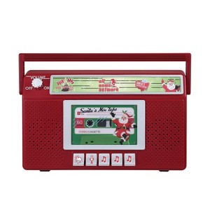 10 in. Santa's Boom Box Radio - 1 of 3