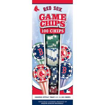 MasterPieces Casino Style 100 Piece Poker Chip Set - MLB Boston Red Sox
