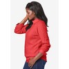 Jessica London Women's Plus Size Cable Crewneck Sweater - 4 of 4