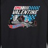 Women's - Hot Wheels - Valentine's Epic Lightweight French Terry Wide Neck Long Sleeve Shirt - 2 of 4