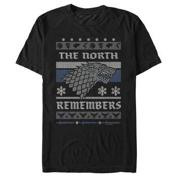 Men's Game of Thrones The North Remembers Ugly Christmas Sweater T-Shirt
