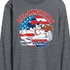 Men's - Disney - Mickey Americana Baseball Long Sleeve Graphic T-Shirt - 2 of 4
